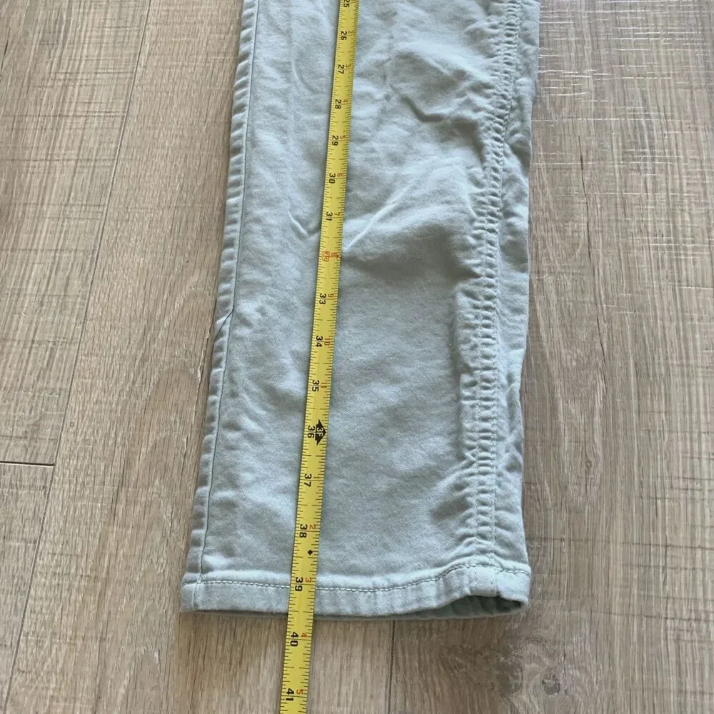 Perry Ellis Mens Slim Fit Casual Chino Pants Stretch Light Blue  33 x 32